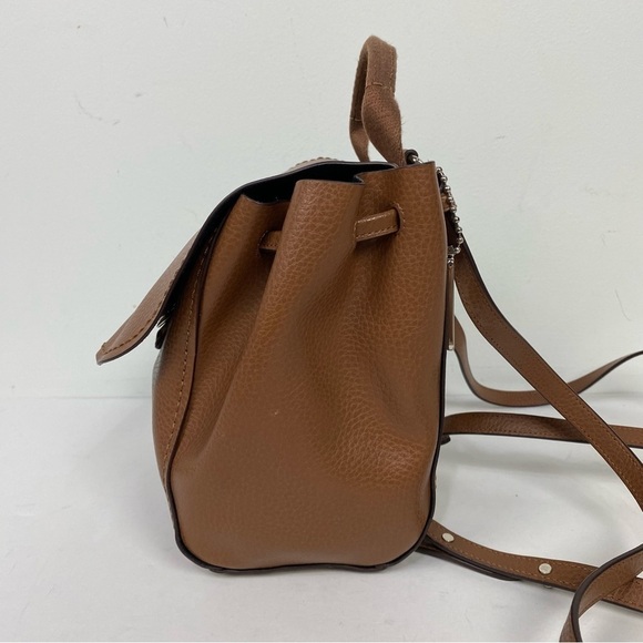 Coach Derby Brown Pebble Leather Bucket Mini Backpack Minimalist CapsuleWardrobe - Picture 4 of 14